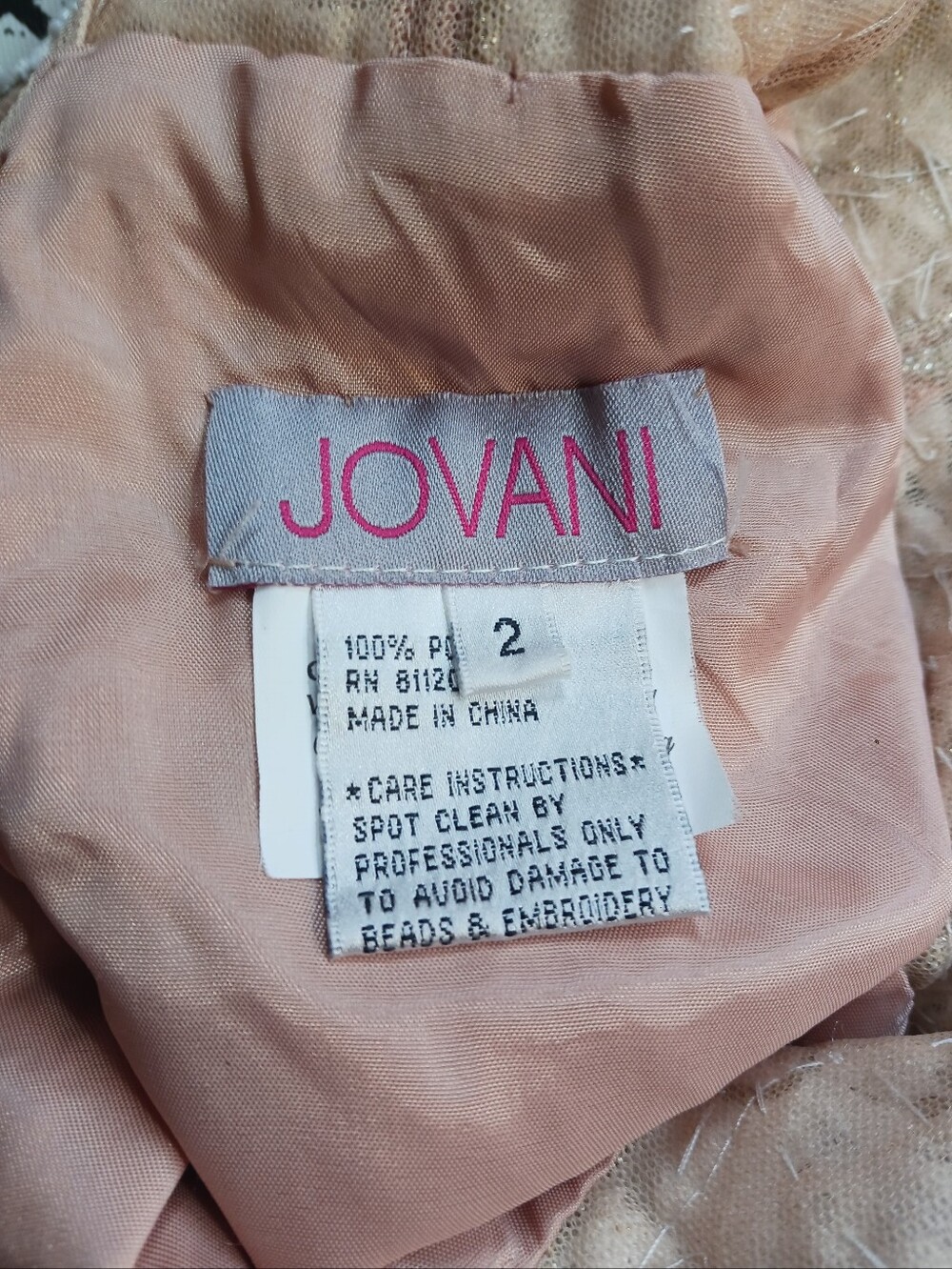 Jovani Mini Dress Size 2 - Picture 7 of 7